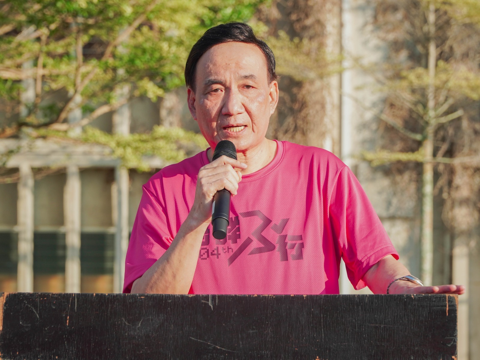 本校署理董事长暨笨珍县发展华校工委会主席 拿督陈振福为活动致开幕词