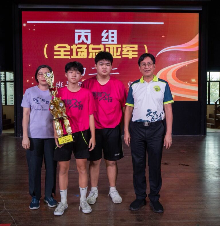 丙组 全场积分总亚军：初二仁（班导师：梁惠玲）