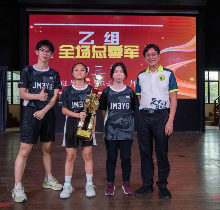 乙组 全场积分总季军：初三勇（班导师：郑云尹）