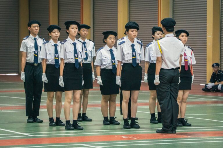 学长团呈现花式步操2