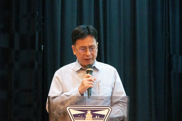 王楨文校长于会上致词