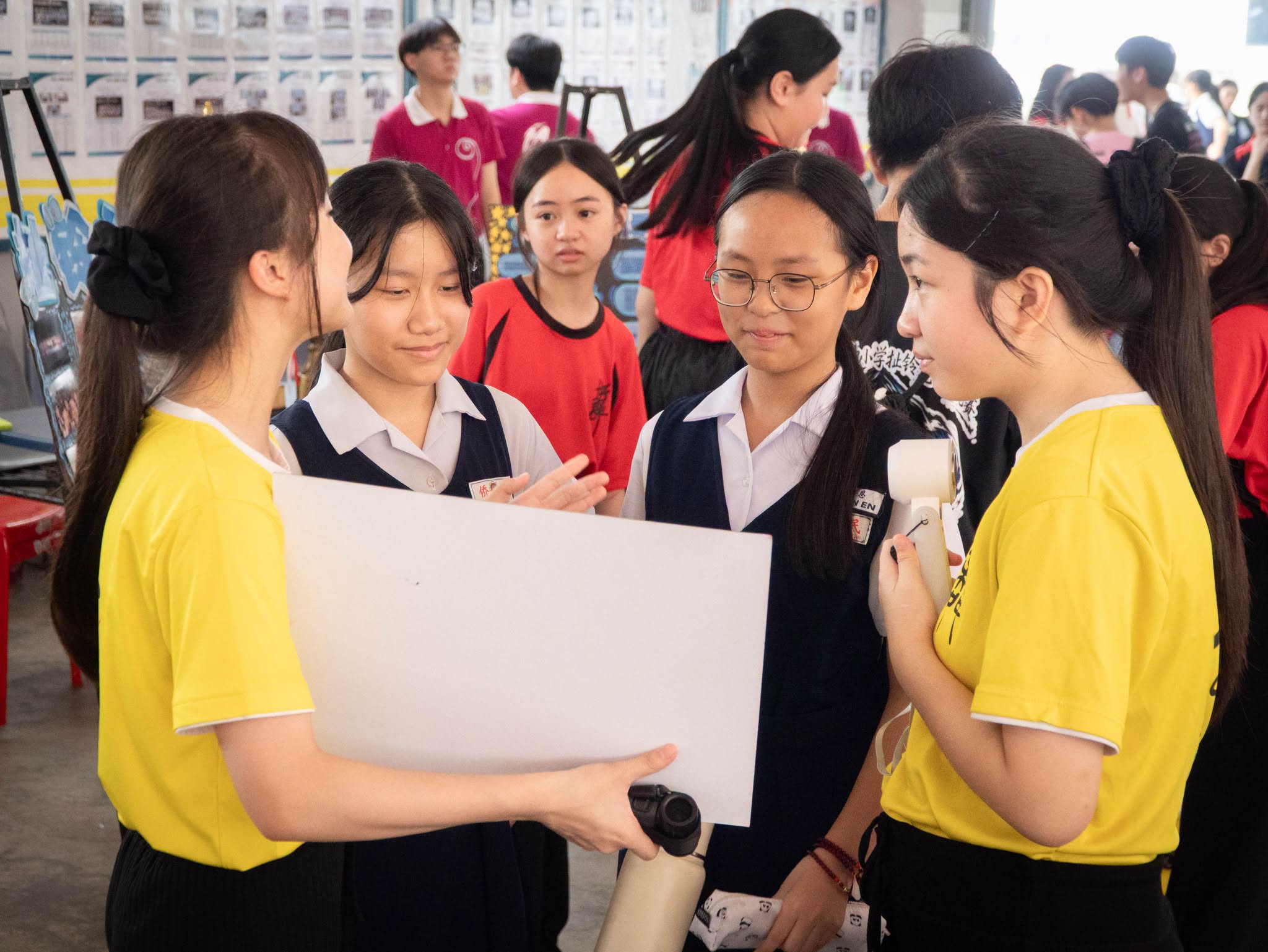 培群独中入学试继续举办“聚·献3.0”联课社团开放活动，让家长与小六生感受联课活动的精彩。